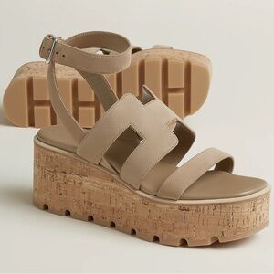 Havane 30 sandal! Hermes Platform Sandals